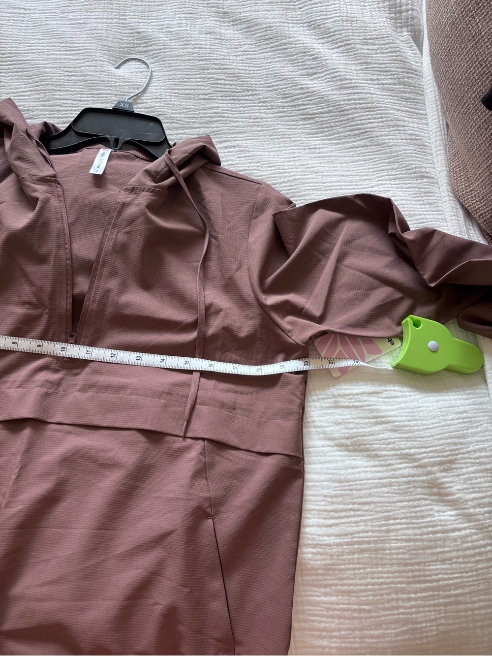 ebb & flow Half-Zip Hooded Pullover Windbreaker - Picture 5 of 5